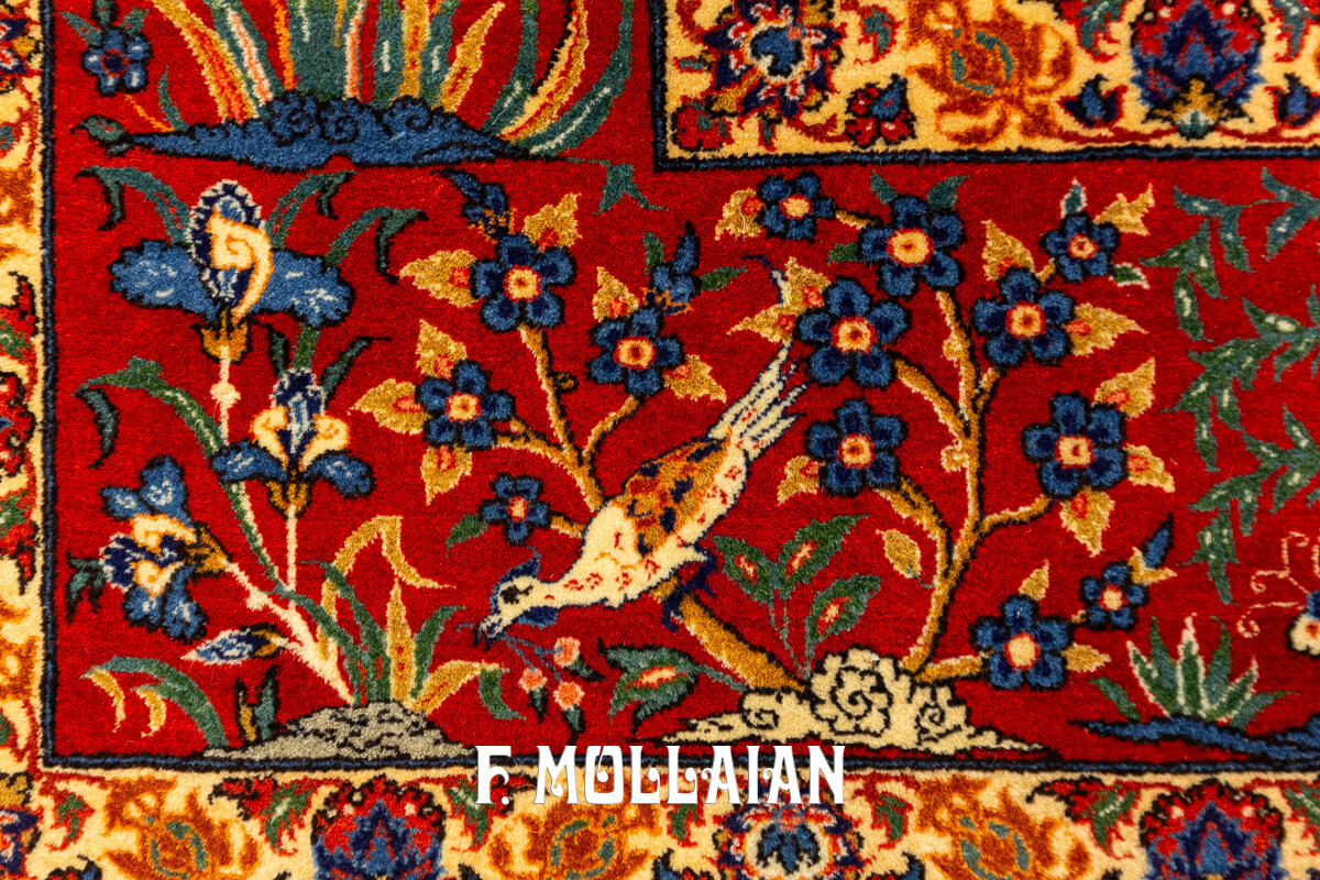Tappeto Isfahan Disegno Classico Floreale n°:806647